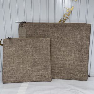 כיסוי טלית תפילין חום אפור